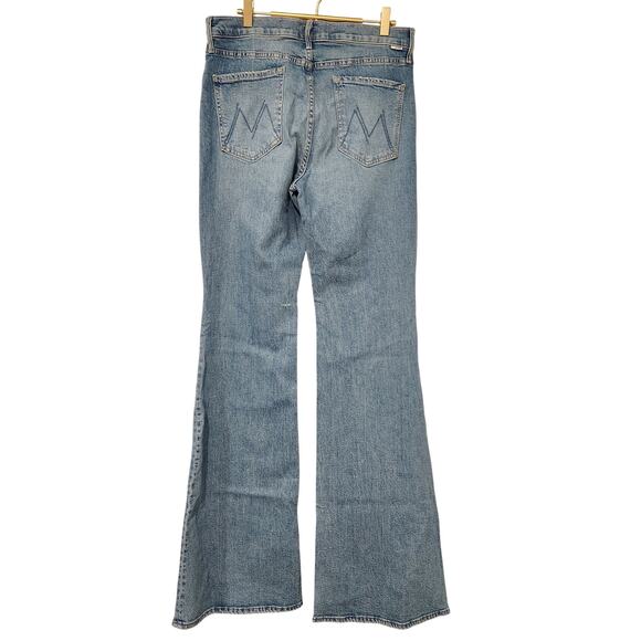 Mother Doozy high rise flare jeans in Horseback to Quarterback size 32 - Picture 4 of 11